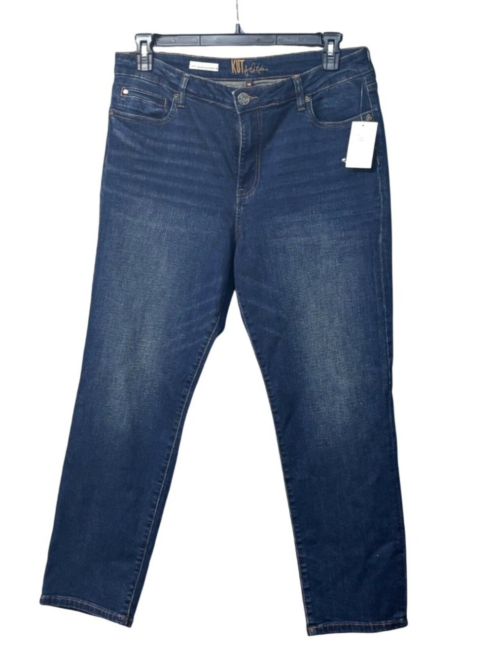 Kut From The Kloth Women’s  High-Rise Straight Leg Jeans Size 12-broken zipper